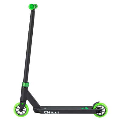 Самокат трюковой Chilli Pro Scooter Base Black/Green