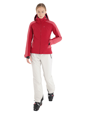 Куртка горнолыжная SALOMON Brilliant Jkt W Rio Red/Garnet Ro