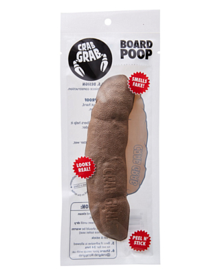 Наклейка на сноуборд CRABGRAB Board Poop Brown