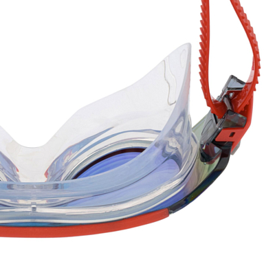 Полумаска для плавания TYR Tidal Wave Mirrored Swim Mask Красный