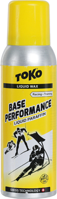 Универсальный парафин скольжения твердый TOKO Base Performance 100ml Yellow