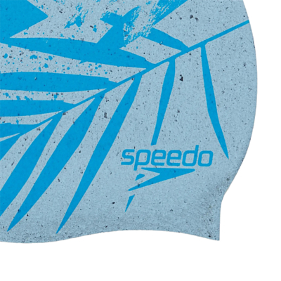 Шапочка для плавания Speedo Printed Recycled Cap Au Blue