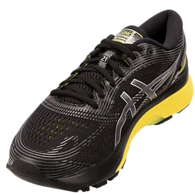 Беговые кроссовки элит Asics 2019 Gel-Nimbus 21 black/lemon spark