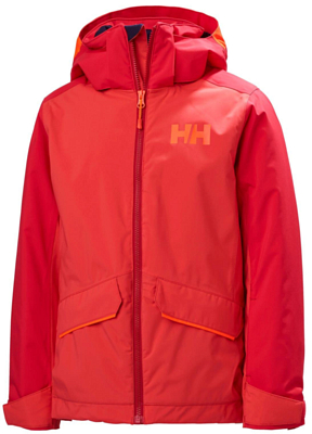 Куртка горнолыжная детская HELLY HANSEN 2020-21 Snowangel Cayenne