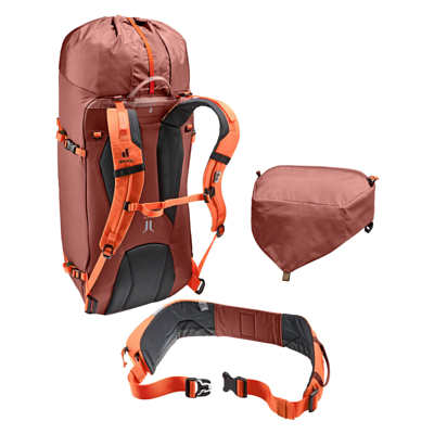 Рюкзак Deuter Guide 34+8 Redwood-Papaya