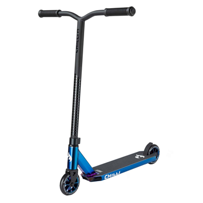 Самокат трюковой Chilli Pro Scooter Rocky Vol. 3 Blue Neochrome