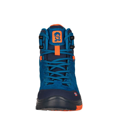 Ботинки детские Trollkids Kids Trollsteinen Hiker Mid XT Atlantic Blue/Dark Navy/Glow Orange