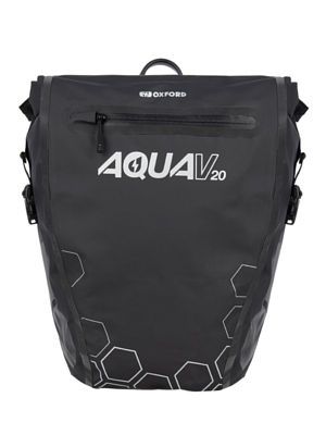 Сумка на велобагажник Oxford Aqua V 20 Single QR Pannier Black