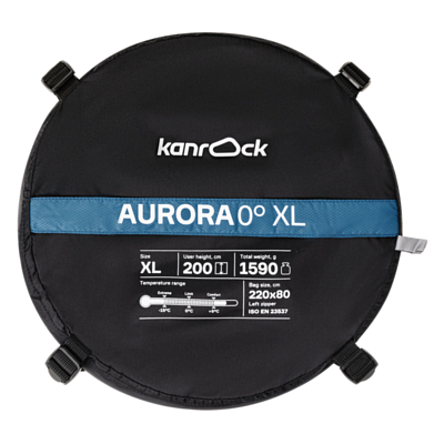 Спальник Kanrock Aurora 0 XL Blue