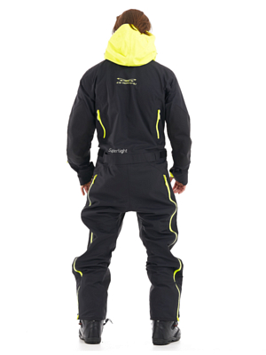 Комбинезон сноубордический Dragonfly Superlight 3L Black/Yellow Fluo