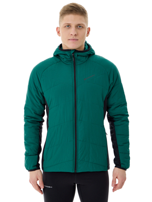 Куртка беговая Nordski Hybrid Warm Alpine Green/Black