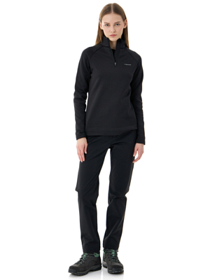 Толстовка VIKING Jukon Half Zip Lady Black