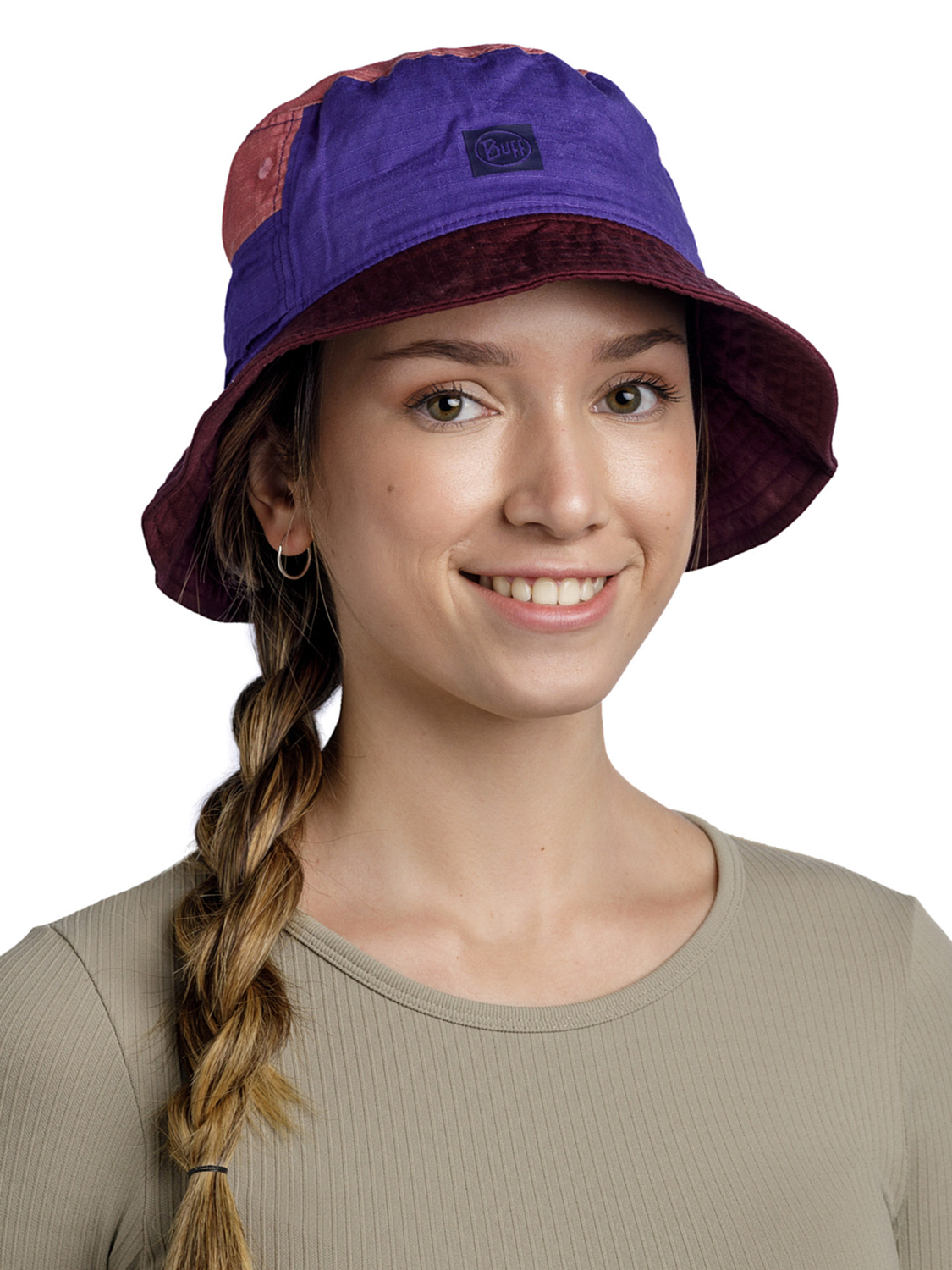 Панама Buff Sun Bucket Hak Purple