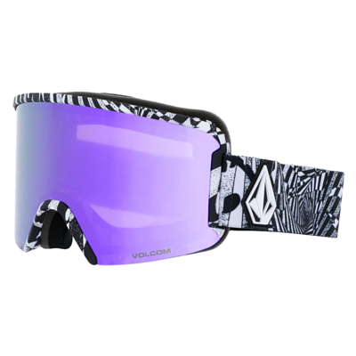 Маска горнолыжная Volcom Garden Op Art Purple Chrome Lens/Yellow Bonus Lens