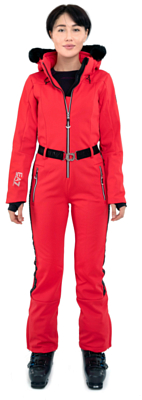 Комбинезон горнолыжный EA7 Emporio Armani Softshell Jumpsuit W High Risk Red