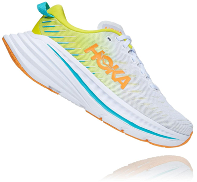 Кроссовки Hoka Bondi X White/Evening Primrose