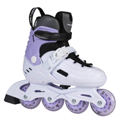 Роликовые коньки Powerslide Khaan Junior NXT White/Purple