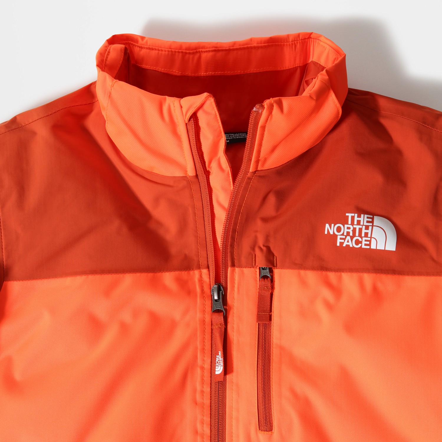 Куртка горнолыжная детская The North Face Snowquest Plus Jkt Y Pwrorg/Brntochr