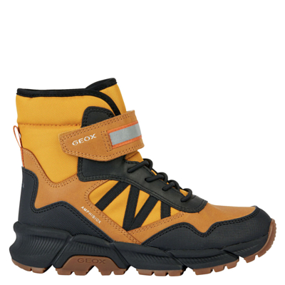 Ботинки детские GEOX J Flexyper Plus B Abx D Dk Yellow/Black