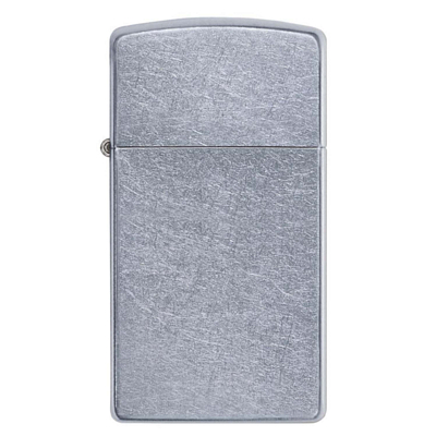 Зажигалка Zippo Slim Street Chrome Серебристый Матовый