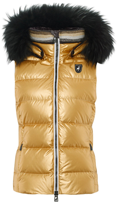 Жилет TONI SAILER Lou metallic fur Golden glacier