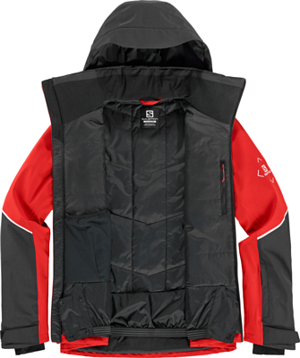 Куртка горнолыжная SALOMON Edge Jkt M Goji Berry/Black