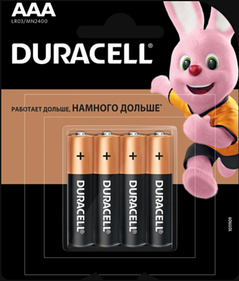 Батарейки Duracell LR03-4BL Basic