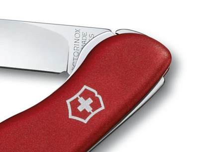 Нож Victorinox Alpineer, 111 мм, 5 функций, с фиксатором лезвия красный