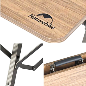 Стол Naturehike Adjustable Height Folding Table Brown