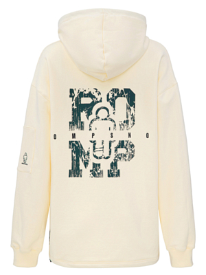 Толстовка ROMP Crack Hoodie W Ivory