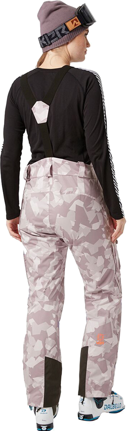 Полукомбинезон горнолыжный HELLY HANSEN W Powderqueen Bib Pant Dusty Syrin Winter Camo