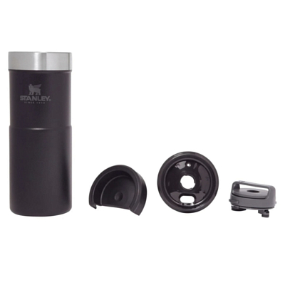 Термокружка Stanley The NeverLeak Travel Mug 0,35L Matt Black