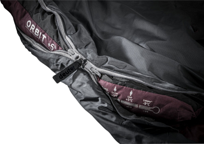 Спальник Deuter Orbit +5° SL правый Granite/Aubergine