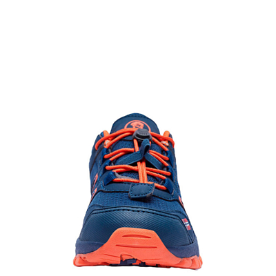 Ботинки детские Trollkids Kids Sandefjord Hiker Low Mystic Blue/Orange