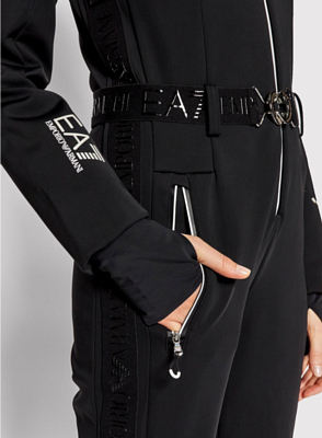 Комбинезон горнолыжный EA7 Emporio Armani Softshell Jumpsuit W Black