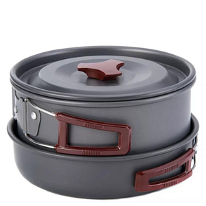 Набор посуды Naturehike Nh2-3 People Camping Cookware Carbon