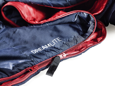 Спальник Deuter Dreamlite левый Navy/Cranberry