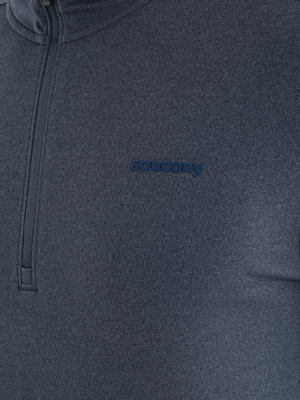 Толстовка беговая Saucony Sunday 1/4 Zip Blue Nights Heather