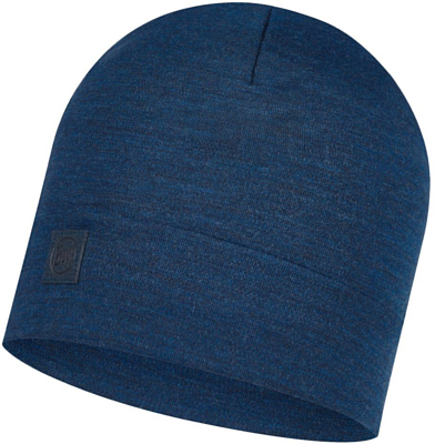 Шапка Buff Merino Heavyweight Hat Solid Denim