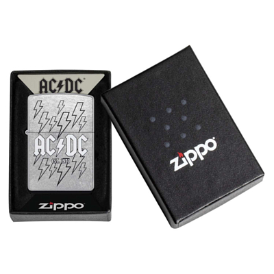 Зажигалка Zippo AC/DC Серебристый