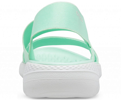 Сандалии Crocs LiteRide Stretch Sandal W Neo Mint/Almost White