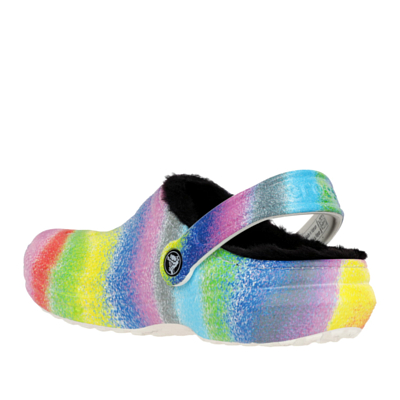 Сандалии Crocs Classic Lined Spray Dye Clog White/Multi