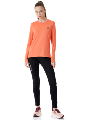 Футболка с длинным рукавом Bjorn Daehlie Long Sleeve Flash Wmn Persimmon