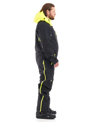 Комбинезон сноубордический Dragonfly Superlight 3L Black/Yellow Fluo