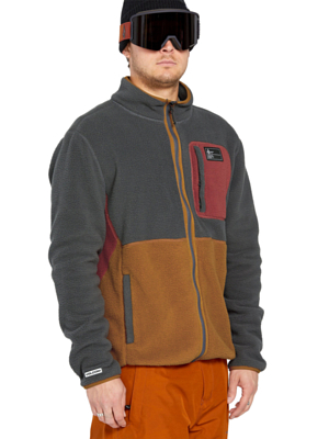 Толстовка Volcom Fleecer Full Zip Charcoal