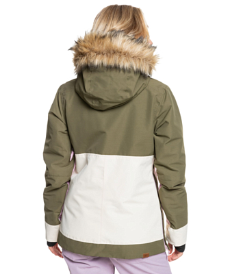 Куртка сноубордическая Roxy Shelter Snow Jacket Burnt Olive