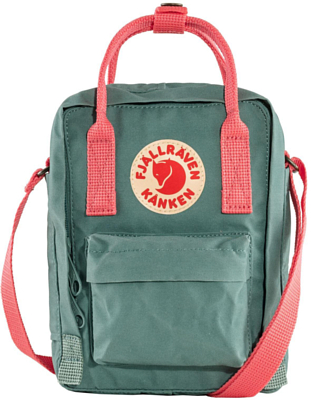 Рюкзак-переноска FjallRaven Kanken Sling Frost Green-Peach Pink