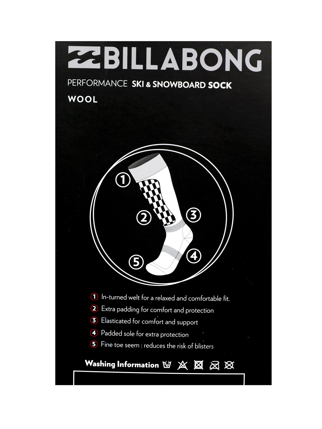 Носки BILLABONG Compass Merino Black