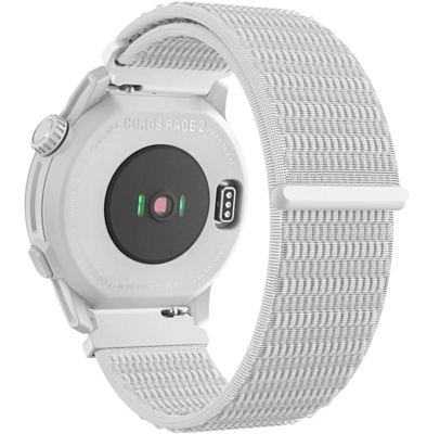 Часы COROS PACE 2 Premium GPS Sport Watch White Nylon Band