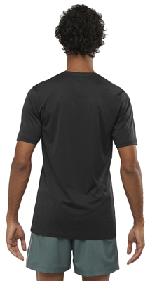 Футболка беговая SALOMON Agile Training Tee M Black